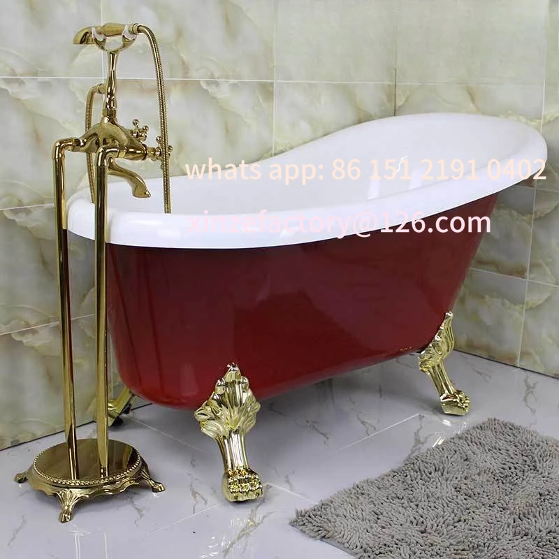 

Customizable European princess bathtub, household ordinary adult , color freestanding acrylic bathtub