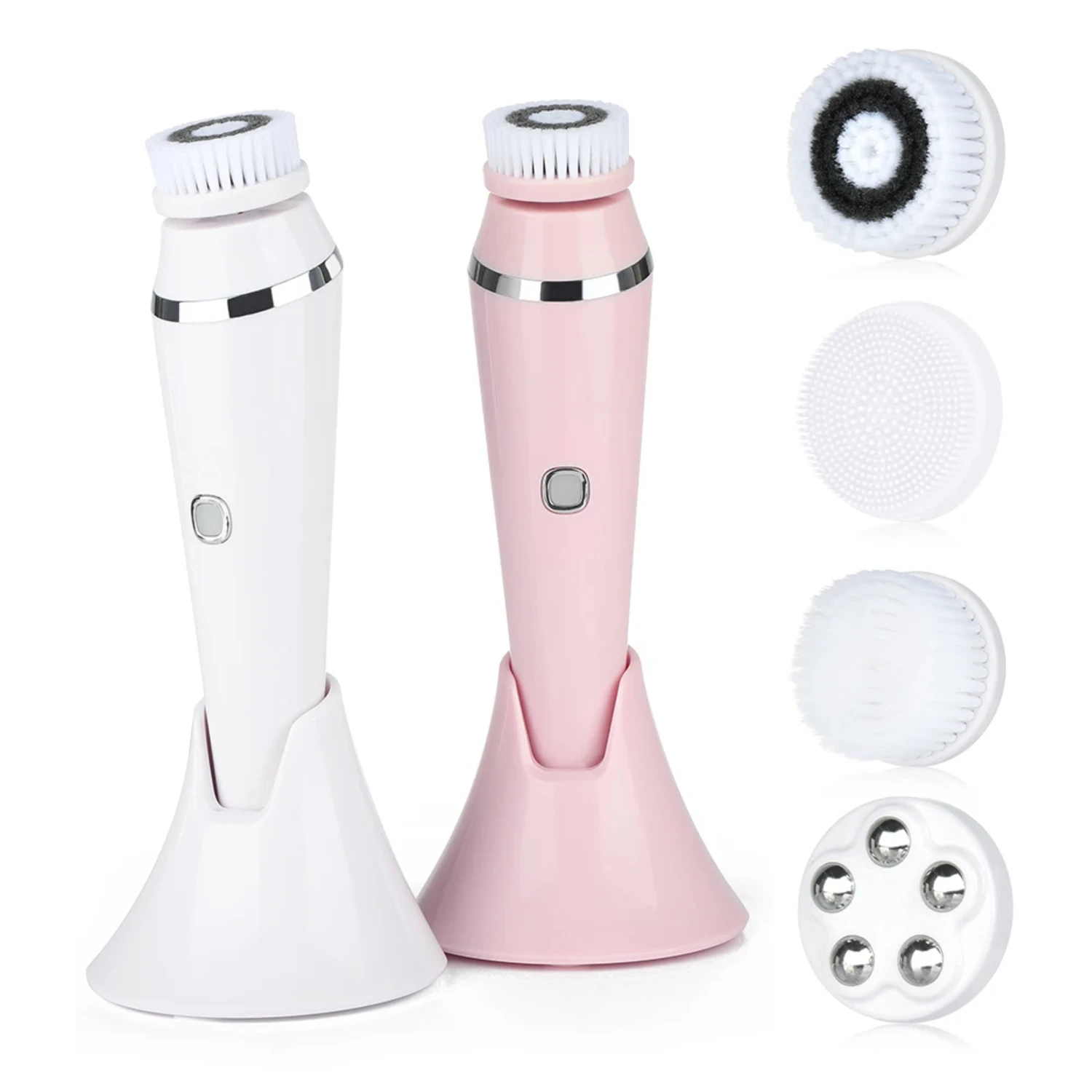 Ultimate Complete Exquisite 4-in-1 Sonic Cleanser Brush Skin Care Kit for Transforming Your Skin  Achieve Clear, Radiant, and Ti