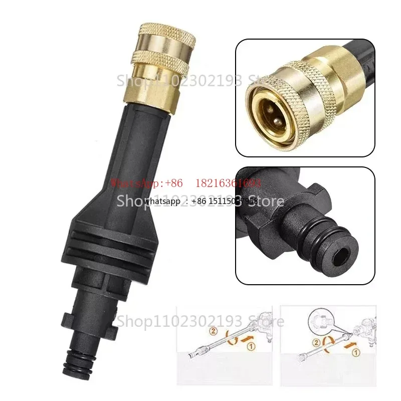 Latest Arrival Cleaning Tool Extension Rod Adapter For WORX Hydroshot WG629E WG630 WG644 WU629 Car Washer Cleaning Tools