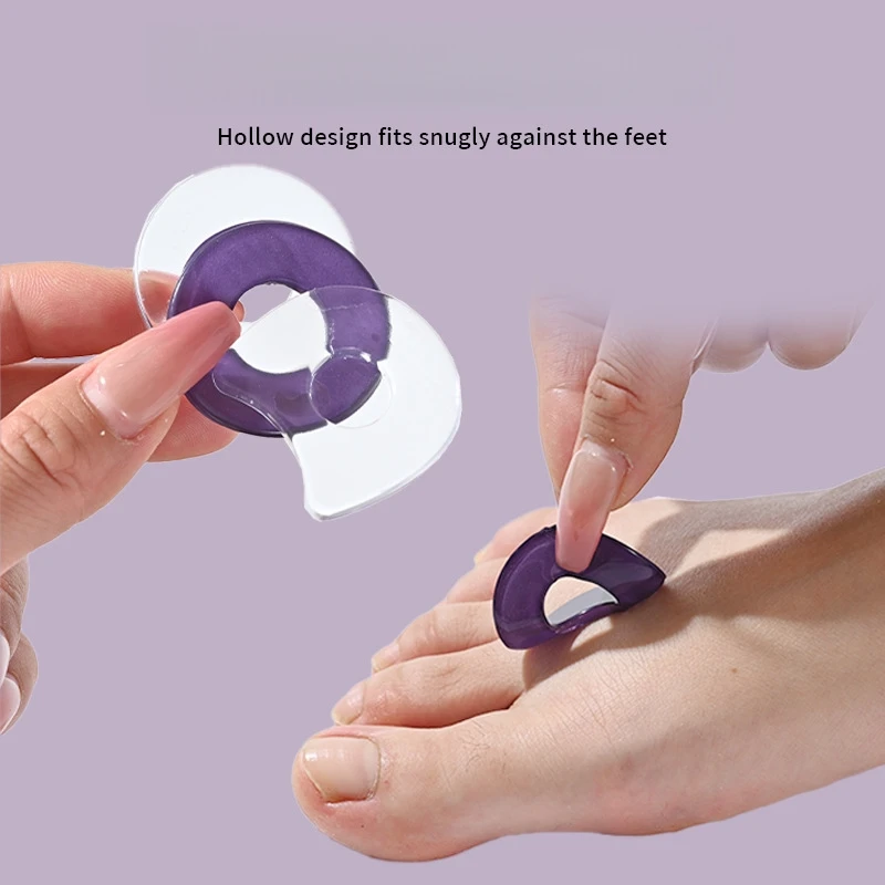 6 التصحيح/قطعة هلام جولة الذرة التصحيح عالية الكعب مكافحة ارتداء القدم منصات لينة هلام المواد مقاومة للاهتراء قابل للغسل قابلة لإعادة الاستخدام بقع الذرة