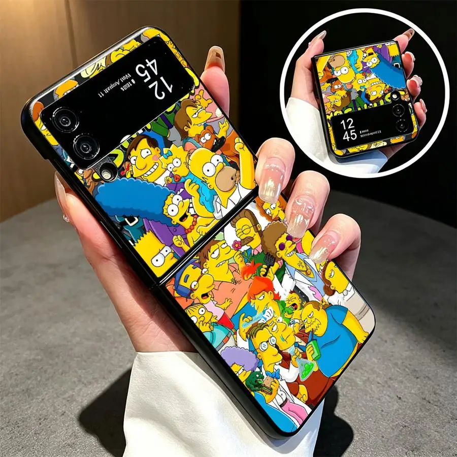 Hülle für Samsung Galaxy Z Flip 8 Flip3 Flip5 Z Fold 8 7 6 5 4 3 Z Flip 7 6 5 4 3 Flip4 Flip7 FE Flip6 Rückseitige Handyhülle Funda