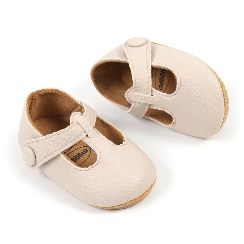 Blotona-Baby Girl Premium PU Flats, Infantil Primeiro Walker Berço Sapatos, Festa, Festival, Baby Shower