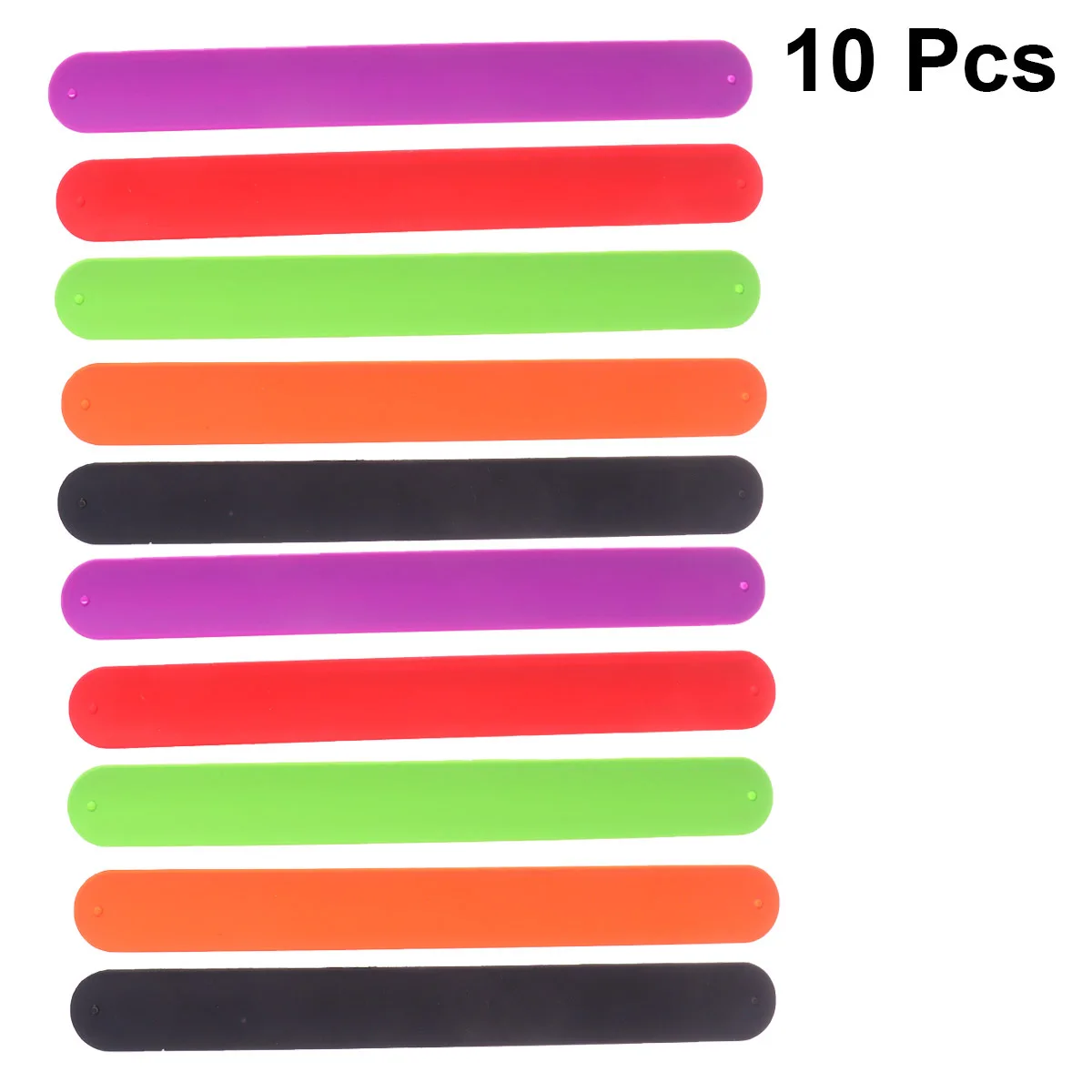 10 قطعة أساور صفعة سيليكون قسط للبنين بنات أساور مرنة هدايا الحفلات بيناتا الحشو لعبة المكافآت #1