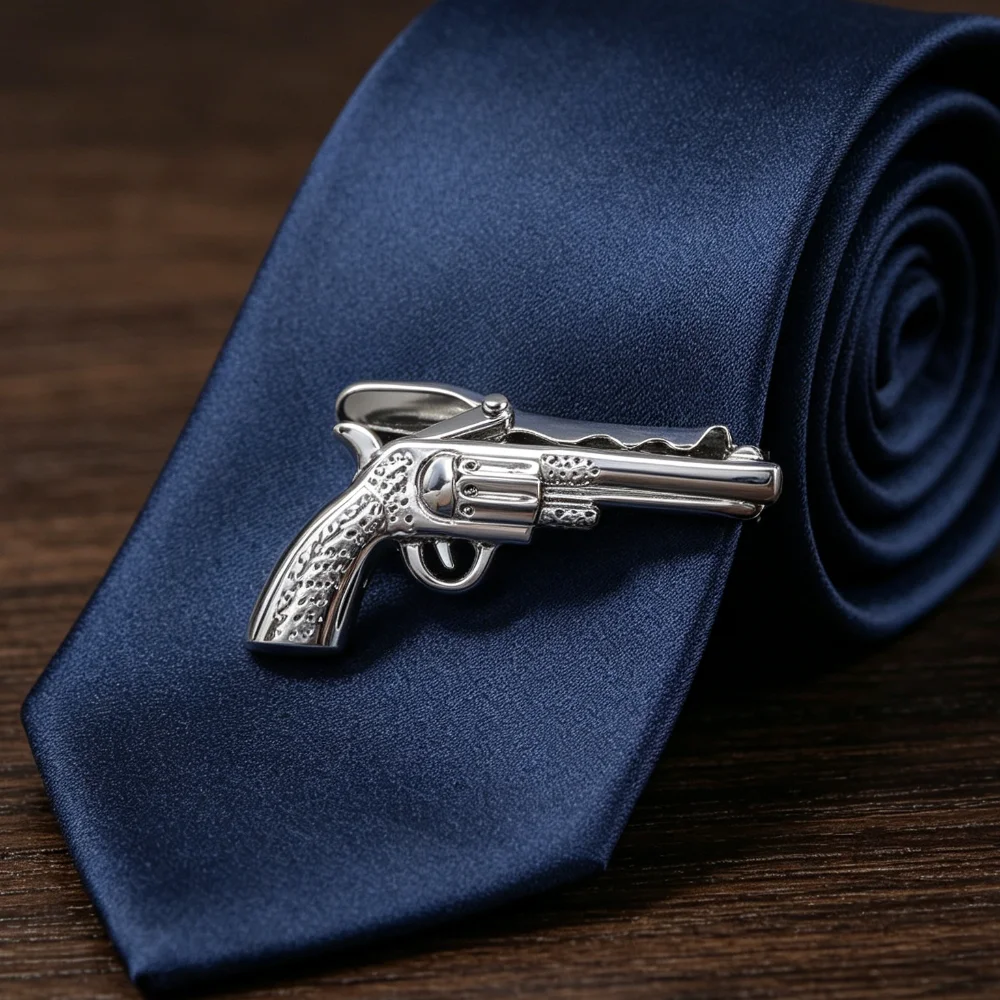 Креативный зажим для галстука  – обзор и цена Tie Clip Silver