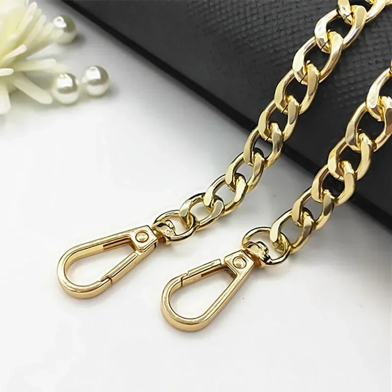 

Aluminum Replacement Chain Strap 120cm - Detachable Metal Shoulder Strap for Handwoven Bags, DIY Bag Accessories