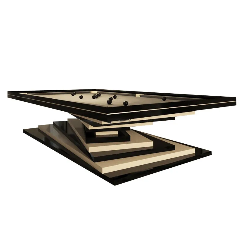 Creative villa home overlay shape, color matching solid wood standard pool table adult