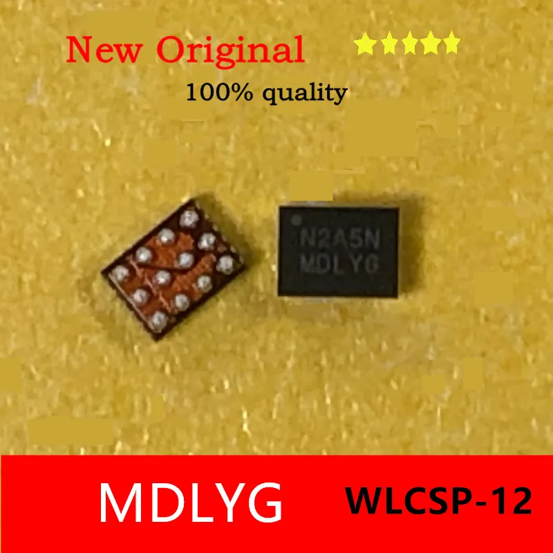 

(5-200pieces/lot)100%New Suitable for the power IC of Xiaomi 15Ultra Marking: MDLYG WLCSP-12 Charging surge protectionIC