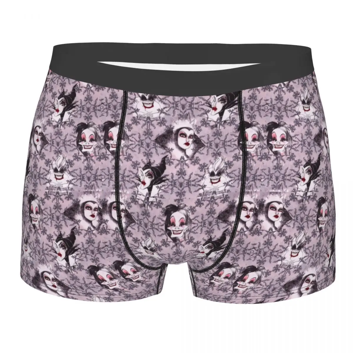 

Custom Maleficent Anime Cartoon Boxer Shorts For Homme 3D Print Underwear Panties Briefs Soft Underpants