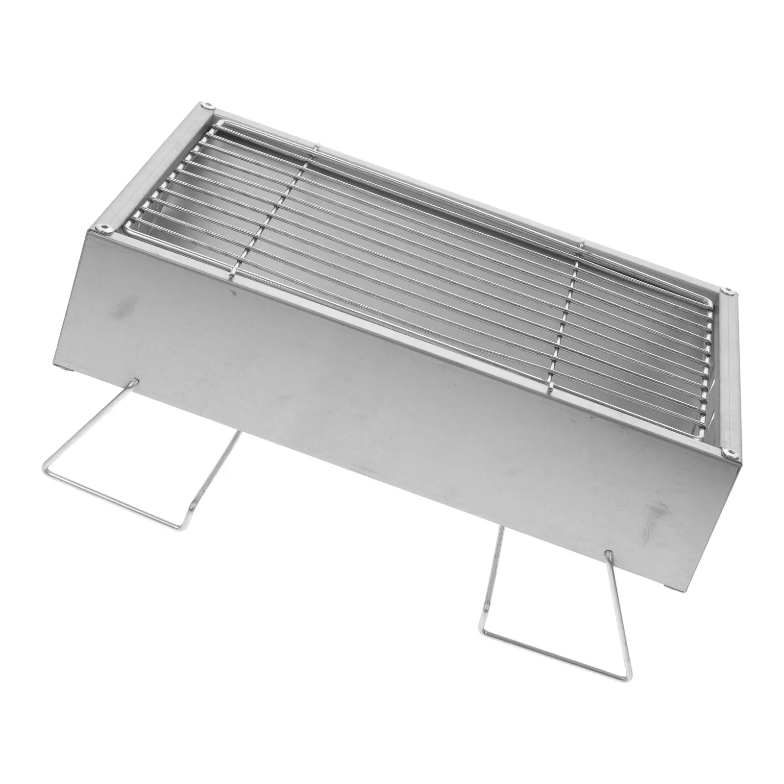 

Компактный складной гриль из нержавеющей стали для кемпинга, портативная уличная печь-барбекю для походов, пикников и кемпинга