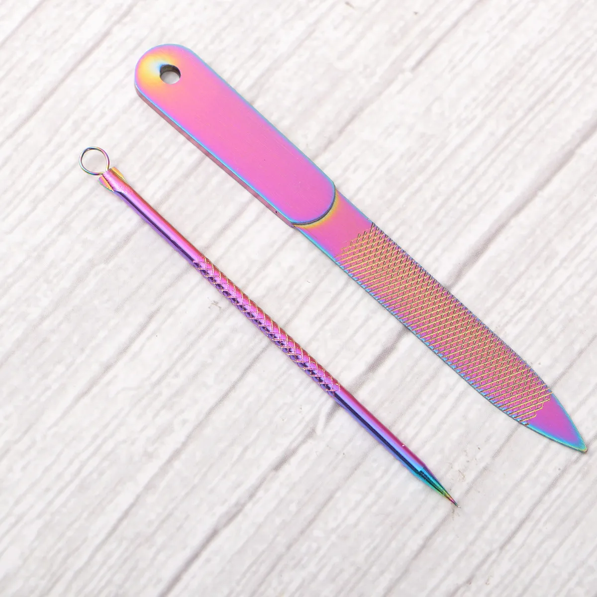 

Nail Clipper Filer Care Tool Kit Manicure Tools Professional Cuticle for Nails Metal Fi̇le Accessories