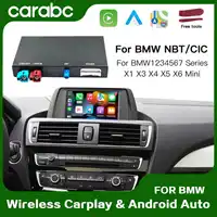 CARABC Carplay inalámbrico para BMW F10 F01 X5 E70 X3 F25 F30 F31 F20 F21 MINI sistema NBT CIC Android Auto módulo de integración OEM