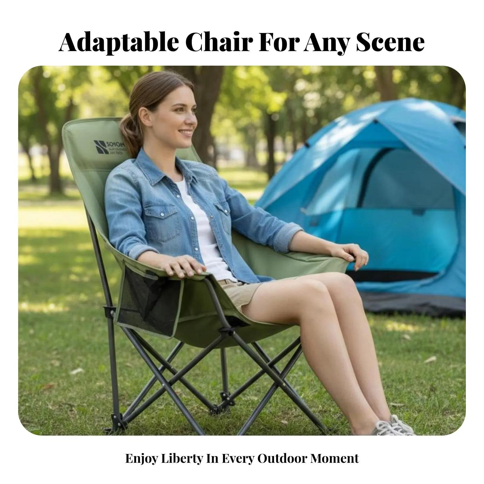 ムーンチェア-折りたたみ式デザイン-ポータブルシート-軽量-簡単設置-釣り人向け