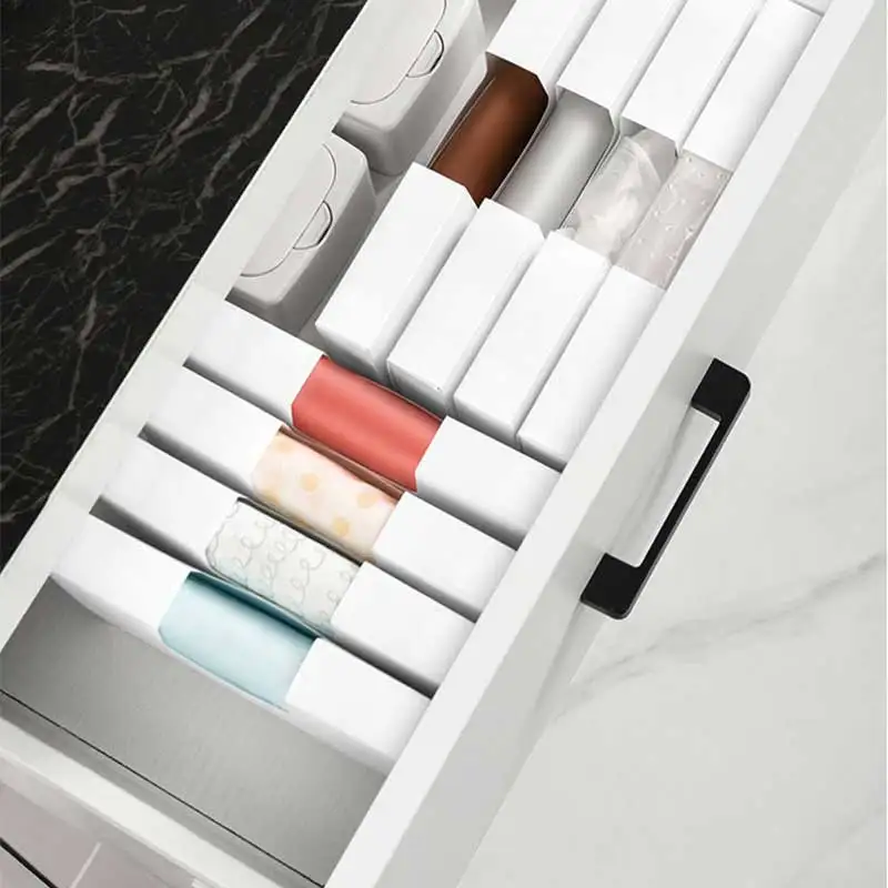 Foldable Trash Bag Storage Box Kitchen Garbage Bags Plastic Holder Home Bedroom Drawer Organizer Garbage Bag Dispenser Container