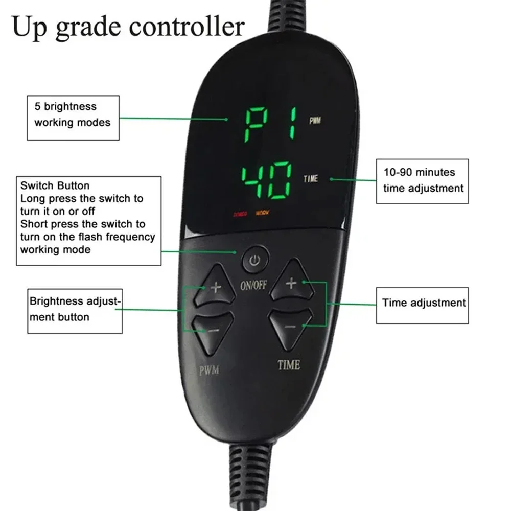 أكبر حزام الضوء الأحمر Led الدهون التفاف 660nm 850nm بالقرب من جهاز الضوء الأحمر بالأشعة تحت الحمراء وسادة حرق الدهون كامل الجسم