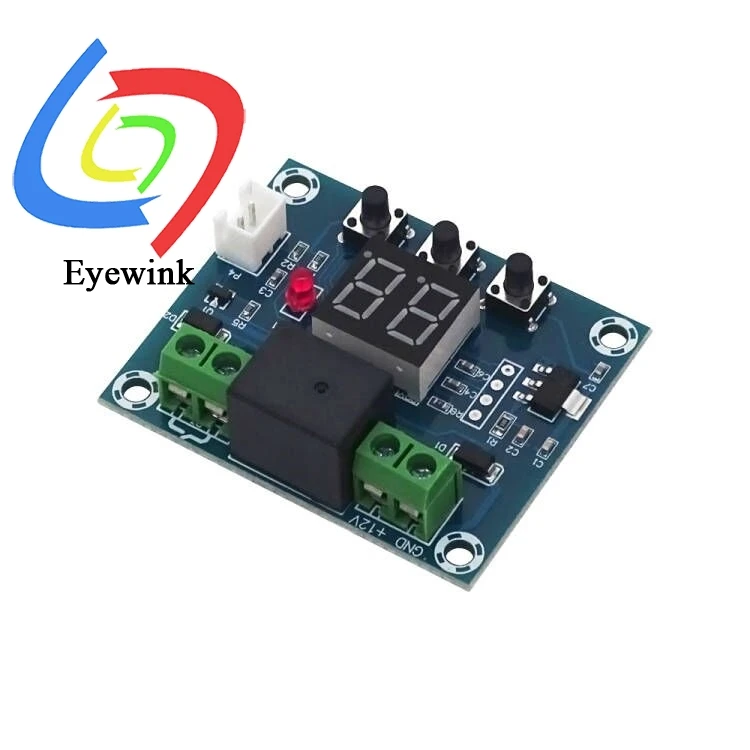 XH-M214 12V Soil Humidity Sensor Controller Irrigation System Automatic Watering Module Digital Display image 3