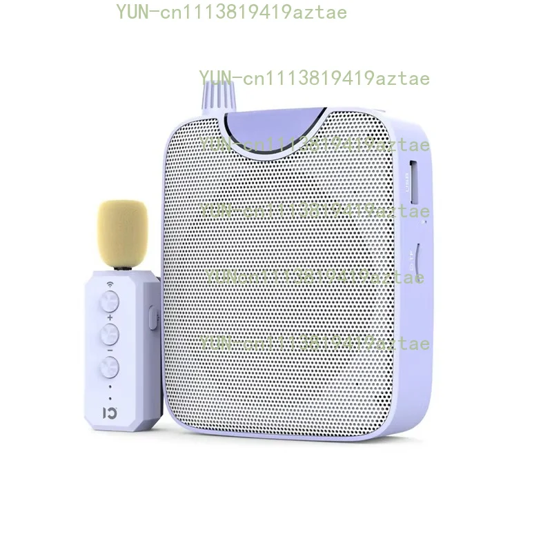 M500 10W Bluetooth Clip on Wireless Lavalier Microphone for Teachers Portable Voice Amplifier Mini PA Speaker For