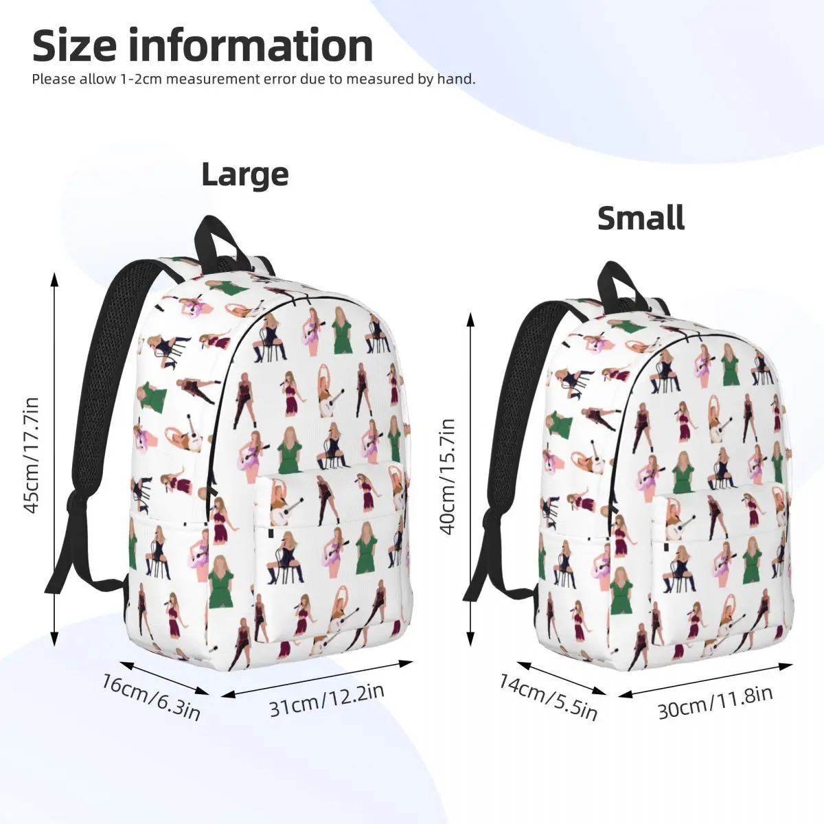 Taylor The Eras Tour 2023 World Tour Backpack for Men Women Fashion High School Work Daypack College Shoulder Bag with Pocket