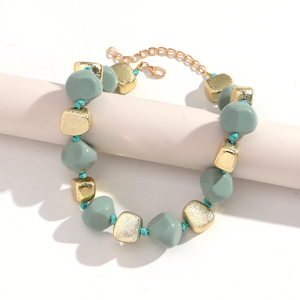 Modische Unregelmäßige Perlen Handgeknüpfte Choker-Halskette für Frauen Neue Geometrische Perlenkette 2026 Herbst Winter Schmuck – Detail 9
