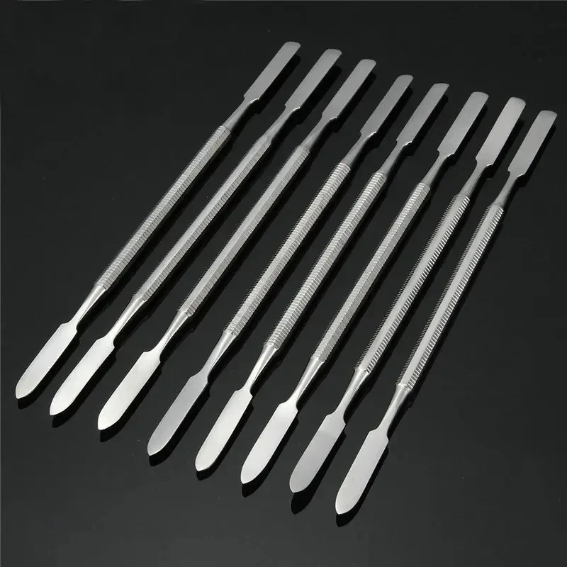 

5/10Pcs Stainless Steel Mixing Spatula Tool Spatuler Rod Dental Nail Art Makeup Foundation Eyeshadow Mixing Stick Color Tools