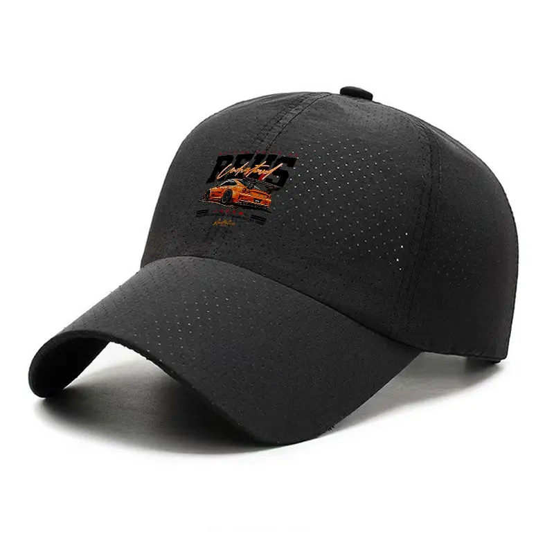 JDM Orange Modified Sports Car Quick Dry Baseball Cap Unisex Streetwear Hat for Car Enthusiasts
