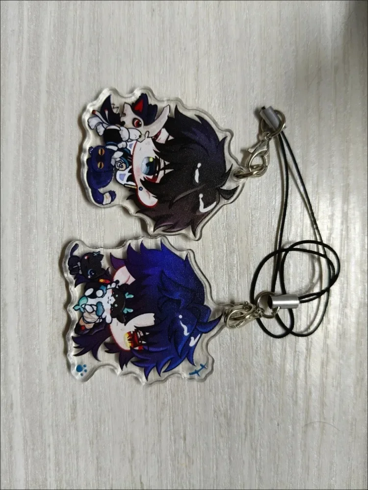 Honkai: Star Rail Dang Heng Blade Expression Acrylic Strap Lanyard For Mobile Phone Car Lanyard Strap Charms Pendant Phonestrap