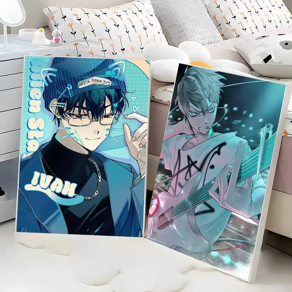 الغريبة المرحلة لوكا المشارك HD ديكور المنزل لزجة جدار مقاوم للماء غرفة المعيشة المنزلي بار ديكور جمالي #3