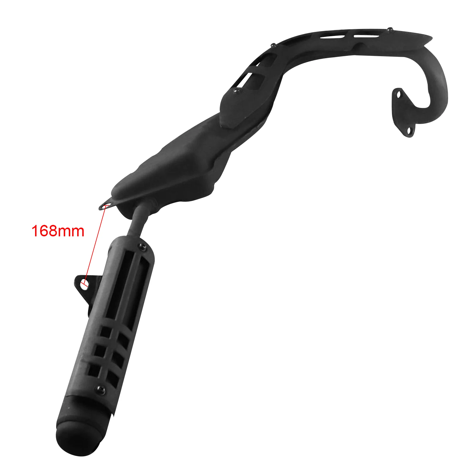 Black Exhaust Muffler Silencer Tail Pipe Vent-pipe for Yamaha PW80 PW 80 Y-Zinger Dirt Pit Bike Motorcycle Accessories