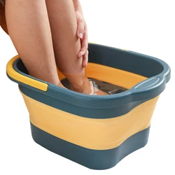 Foot Soaking Bath Basin Foot Soaking Bath Basin With Massage Rollers Stress Relief Collapsible Foot Spa Foldable Bucket Large