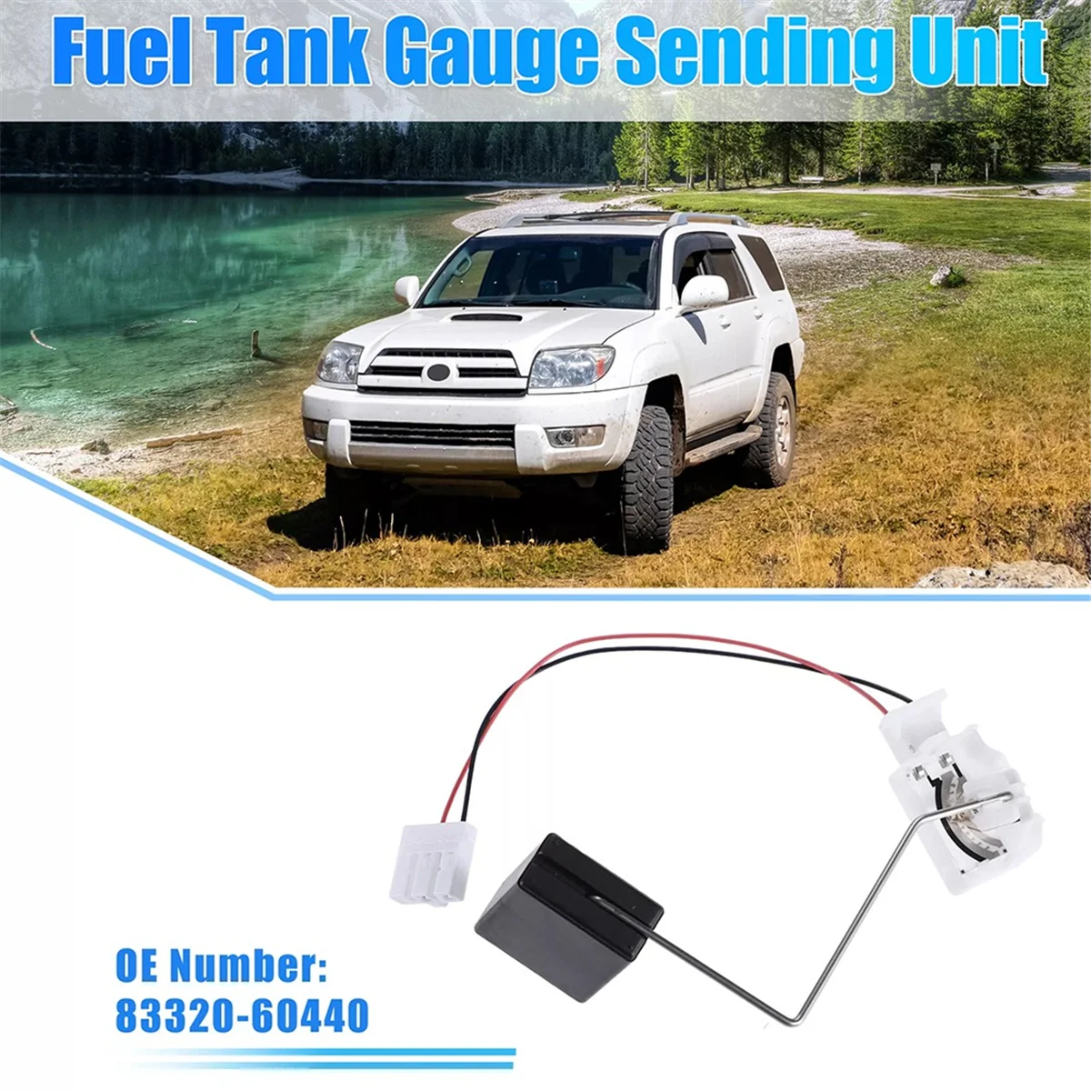 8332060440 for Toyota 4Runner Limited, SR5, Sport 4.0L V6 4.7L V8 2003-2009 Fuel Level Gauge Sender Unit