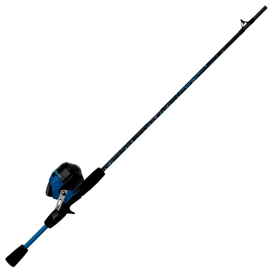 

Удочка-спиннинг Amphibian Spincast Combo 5'6 среднего класса с катушкой 10 размера, идеально подходит для пресноводной рыбалки, компактный дизайн для начинающих и любителей.