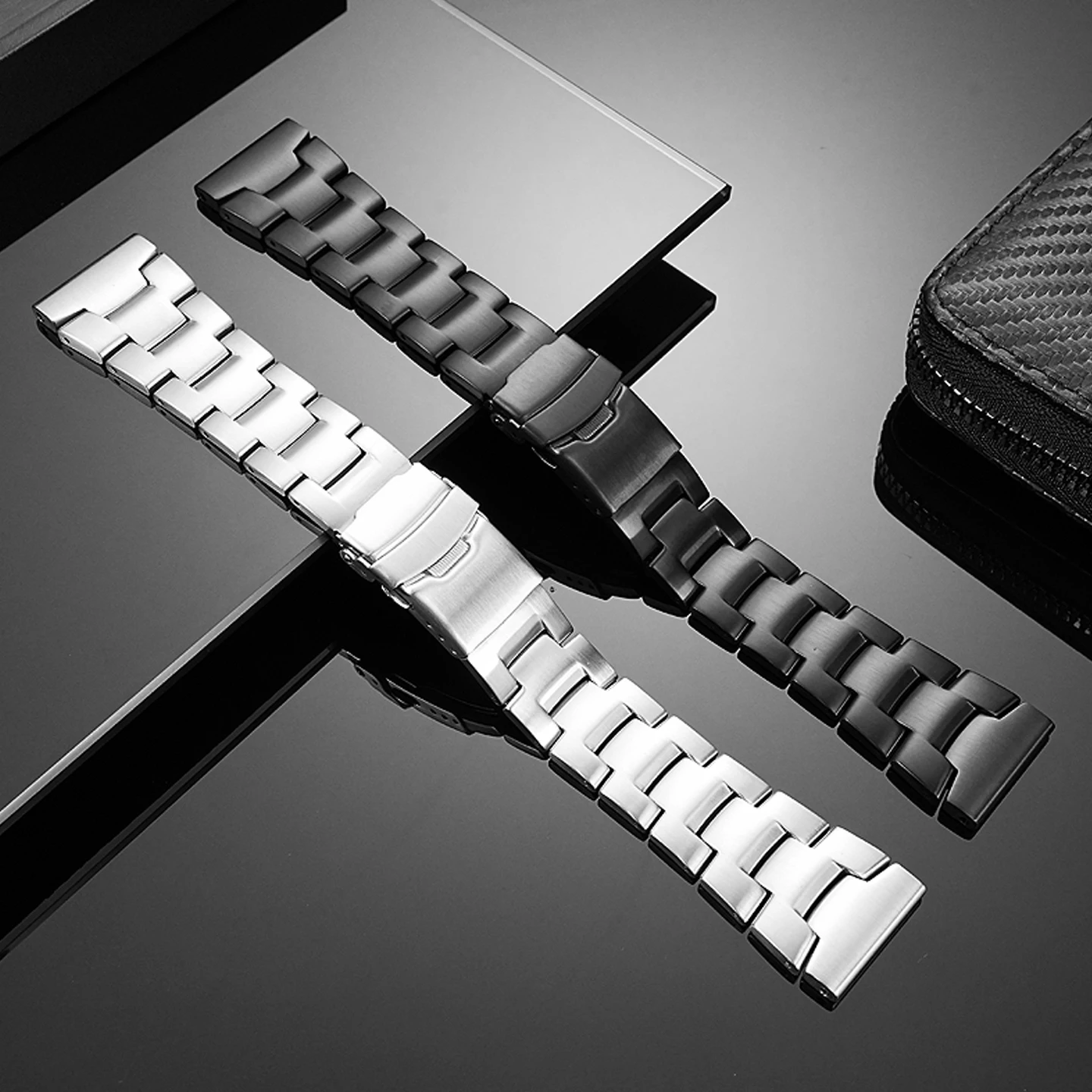 ل كاسيو حزام معدني PRW-60/PRW-61 prw-3400 PRW-30/50/70 الصلبة الفولاذ المقاوم للصدأ سلسلة ساعات حزام الساعات 23 مللي متر اكسسوارات الساعات