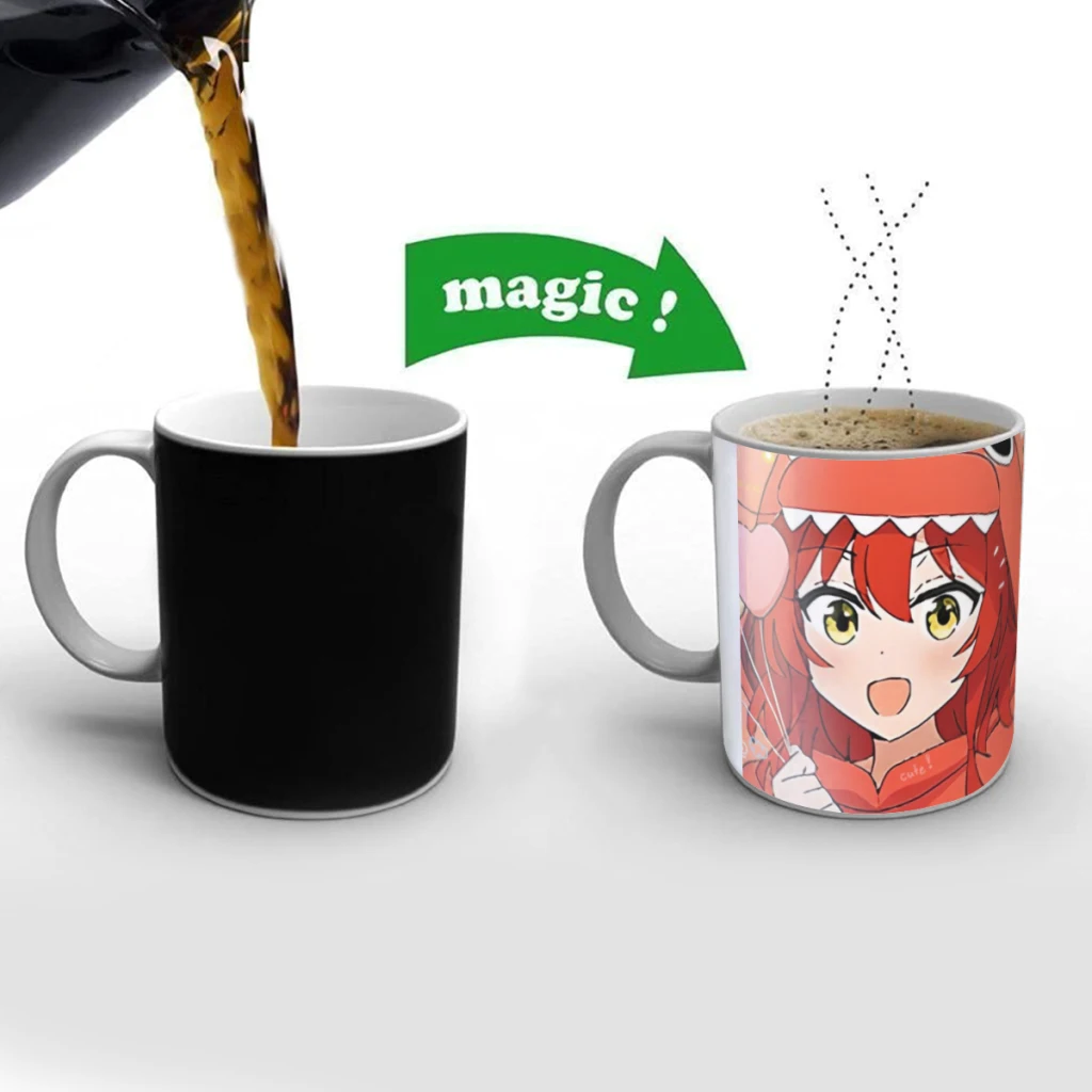 

Anime Bocchi The Rock! Sexy Girl Coffee Mugs Cup Color Changed Mug Heat Sensitive Tea Cup Coffee Mug Gift Mug Drop Shipping