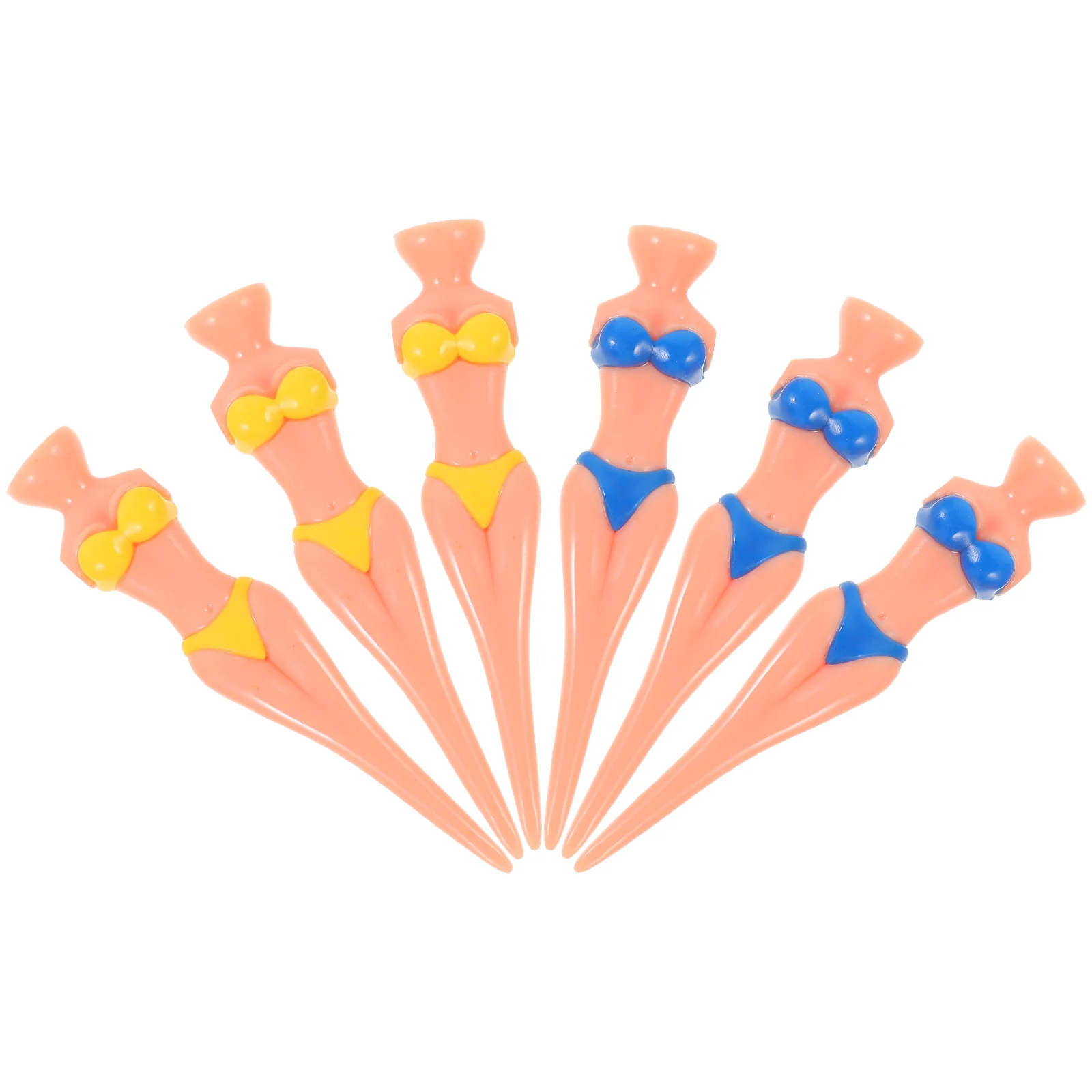 6 Pcs Golf Training Tools Gifts Golfs Ball Practice Stands Holders Accessories