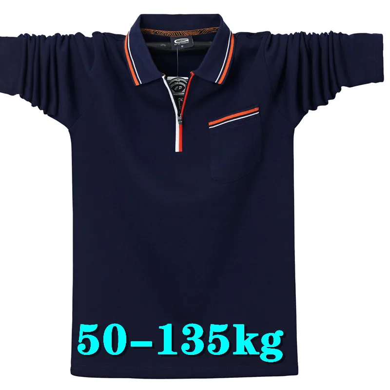 Polo shirt men 5XL 6XL autumn new high quality mens polo shirts for men tops official-website men's clothing business casual tee