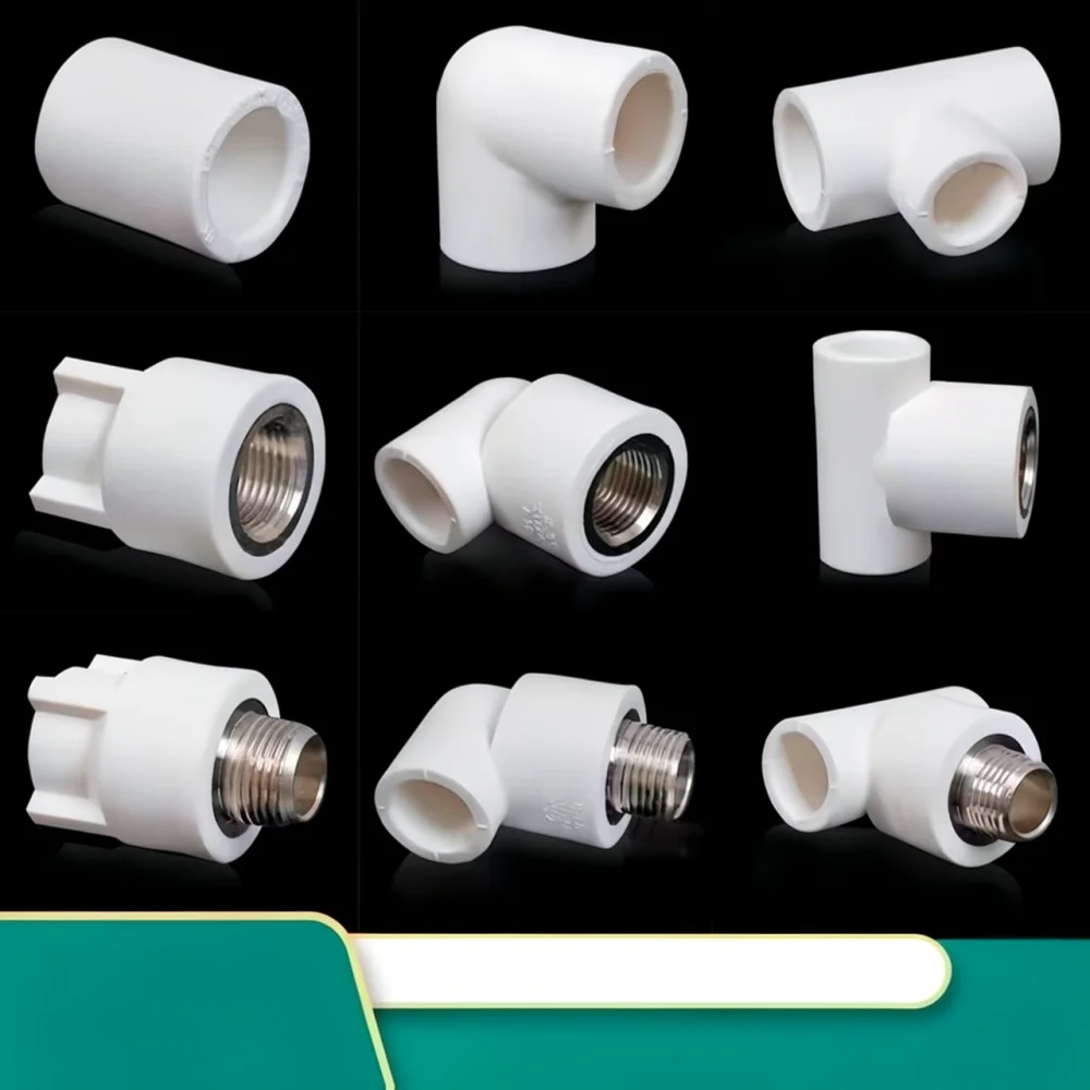 Premium PPR Pipe Fitting Connector Tee Elbow Threaded Adapter Plumbing Hardware For Domestic Water Plumbing