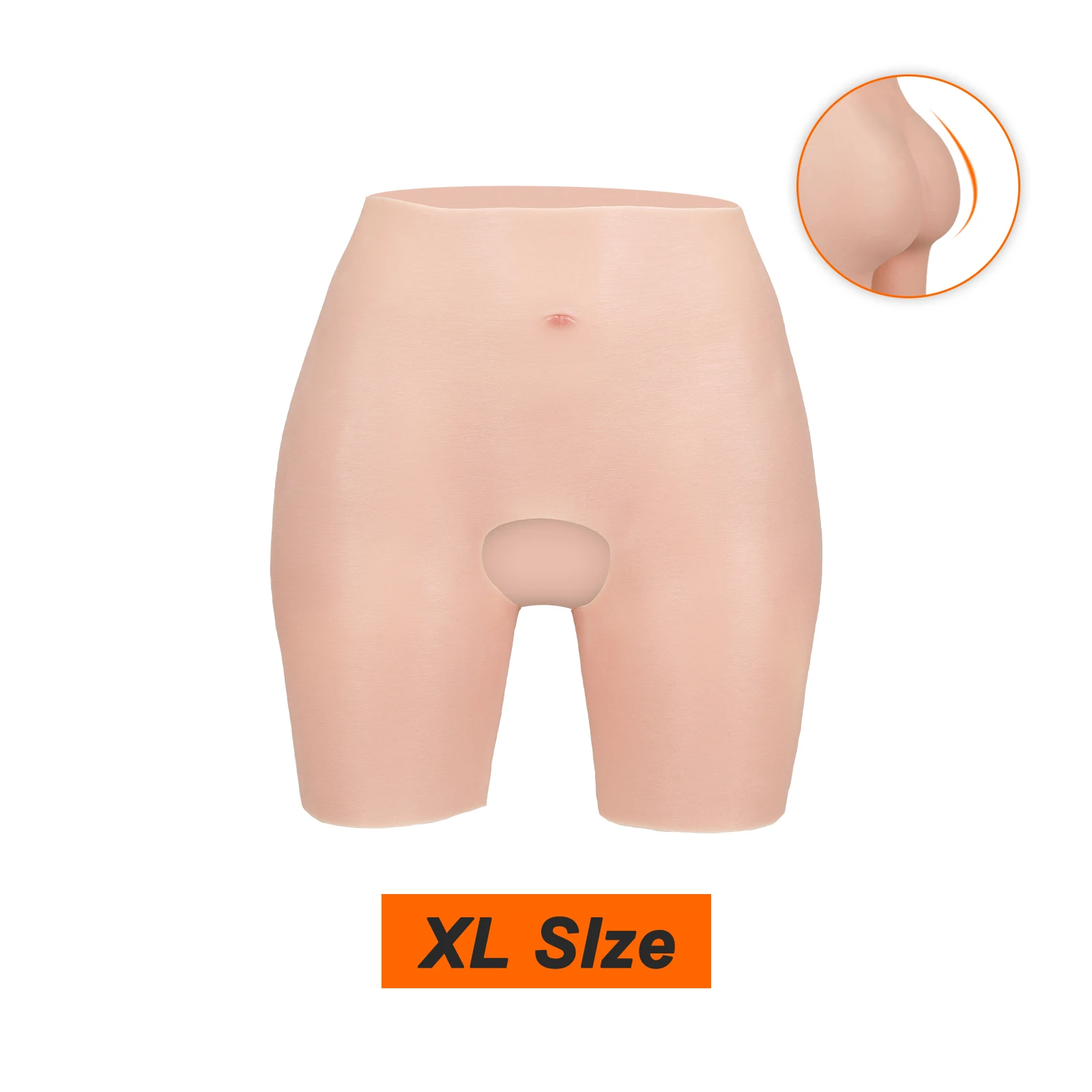 CYOMI Silicone Fake Vagina Panty Shaping Enhancer Hip Lift Pants Underwear Boxers Cosplay Costumes for Crossdressers Transgender