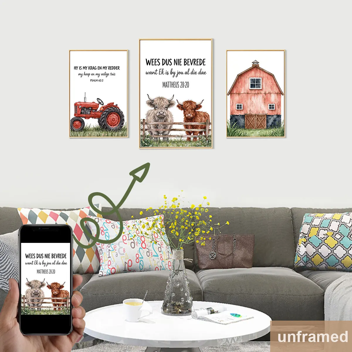 1 Pc 2D No Fram Custom Photo Sending Advertisement Images Wedding Photos Animal Photos, Art Photos Custom Posters Printed Canva