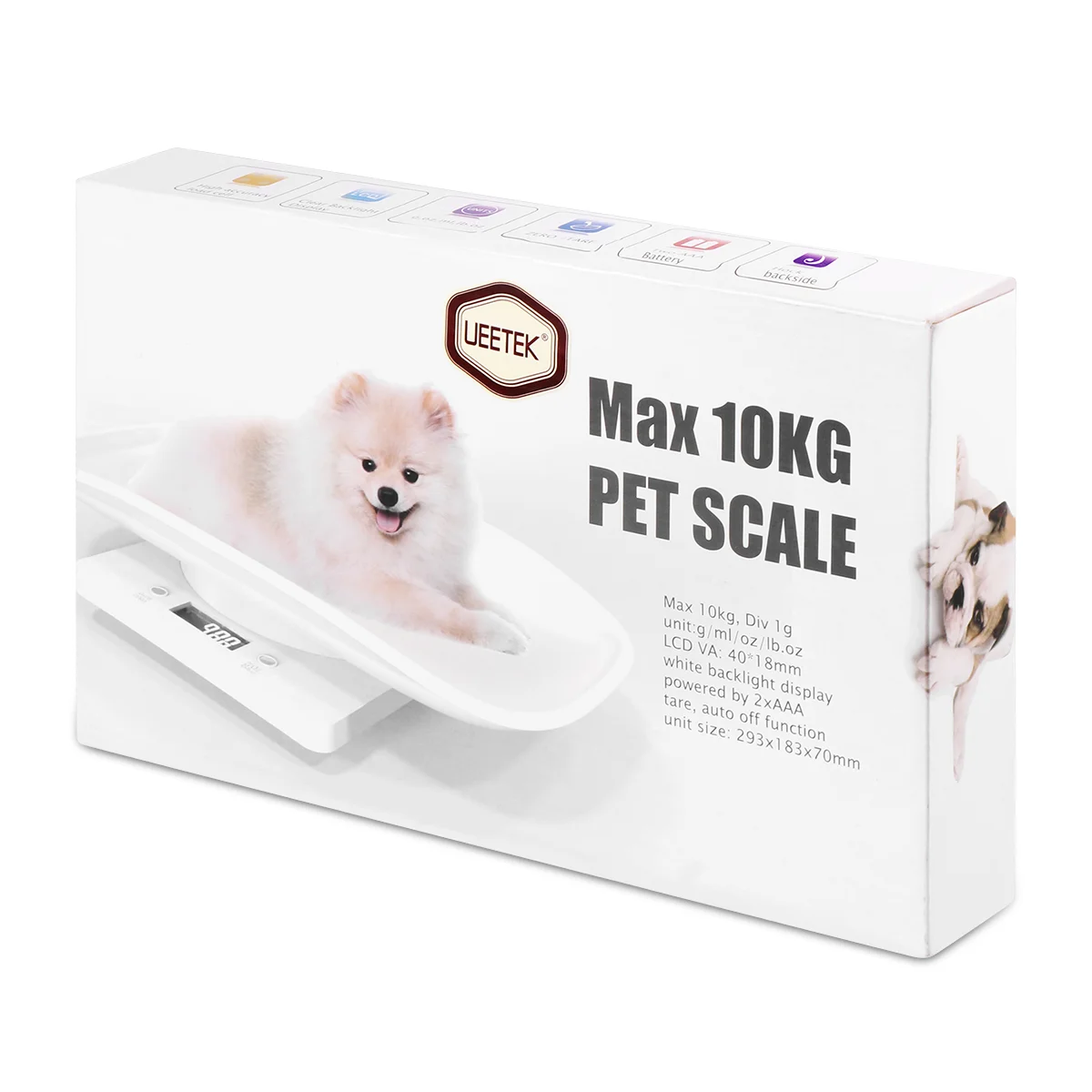 UEETEK 1PC 10KG Handheld Portable Miniature Precision Baby Pet Scale Measure Tool for Infant Baby Pet(without )