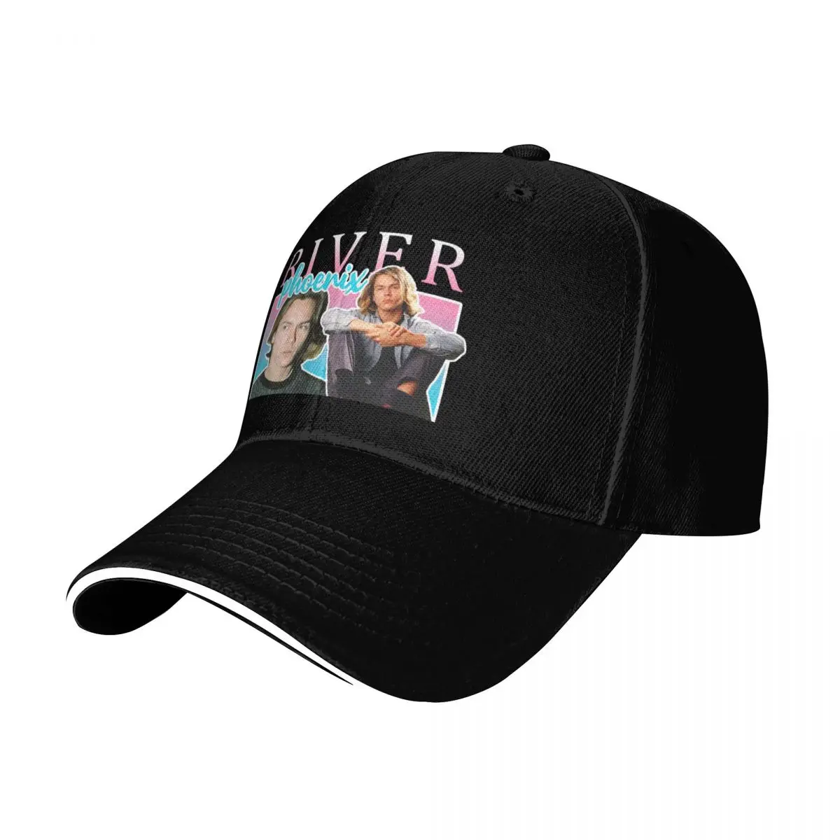 River Phoenix Baseball Cap Curved Brim Classic Fit Low Profile Unstructured Unisex for Men Women