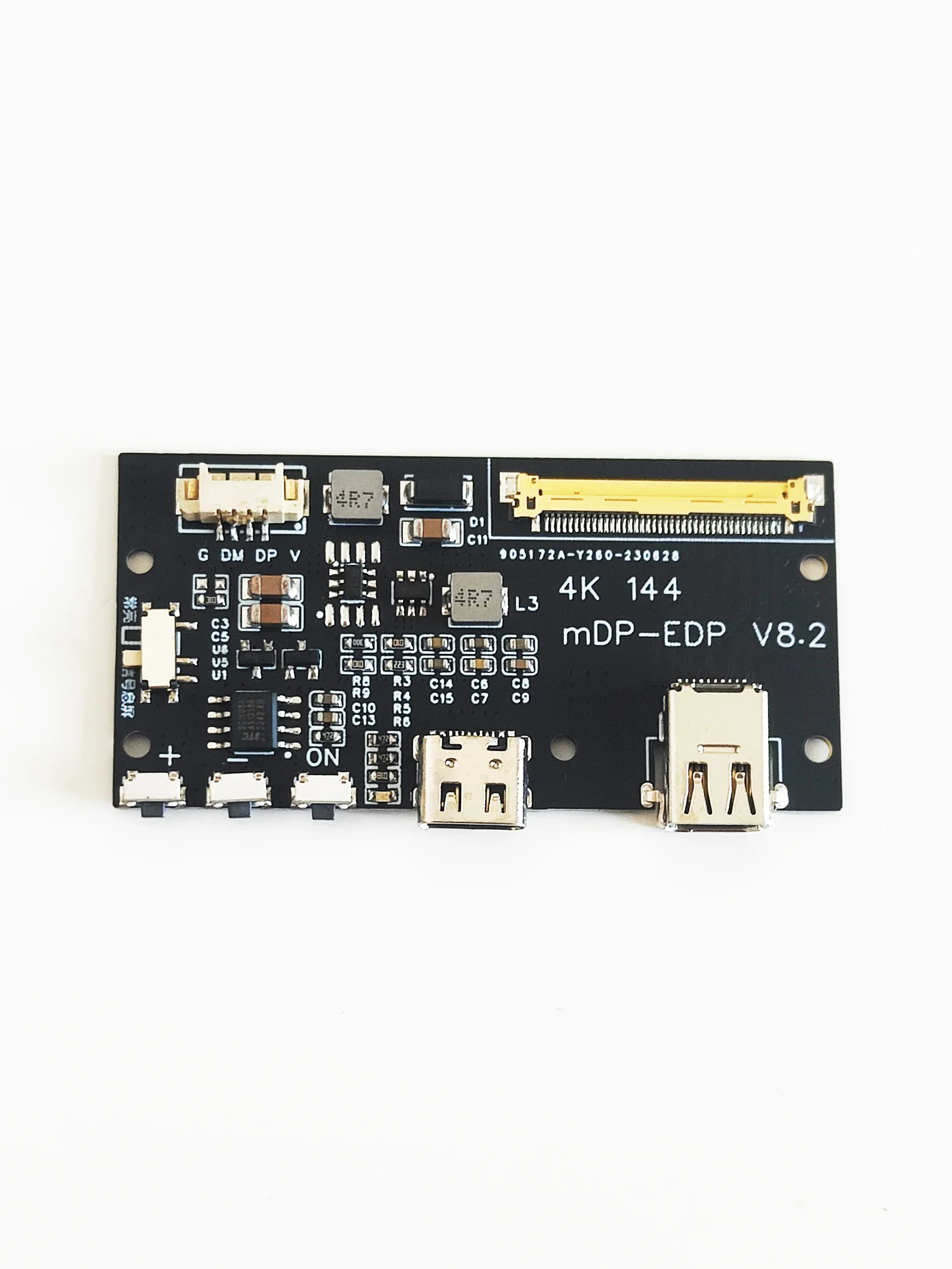 MiniDP to EDP 4k 120HZ DIY4K driver board 4K 2K 1080 adapter  portable display