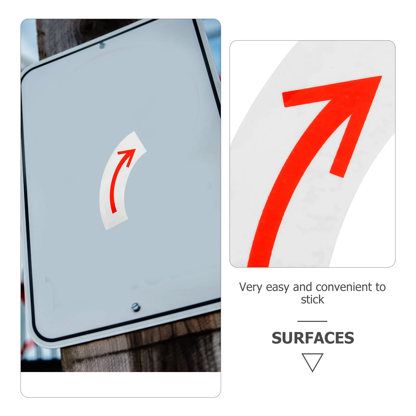 Direction Safety Label Warning Sticker Indicator Stickers Sign Arrows Directional Decals Symbol Marking