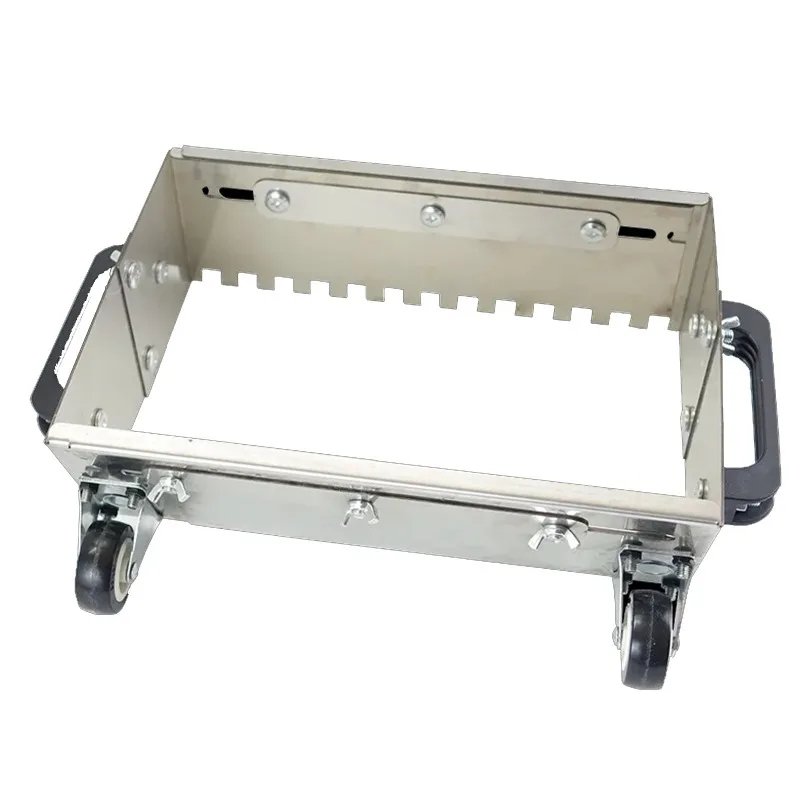 400-800mm Adjustable Notched Trowel With Wheels Mortar Comb Tile Leveler Square Box Tiling Paving Tool