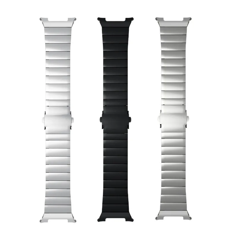 حزام تيتانيوم فاخر لساعة سامسونج جالاكسي 8 40 مللي متر 44 مللي متر 8 كلاسيكي 46 مللي متر Ultra 2025 47 مللي متر سوار مغناطيسي من الفولاذ المقاوم للصدأ