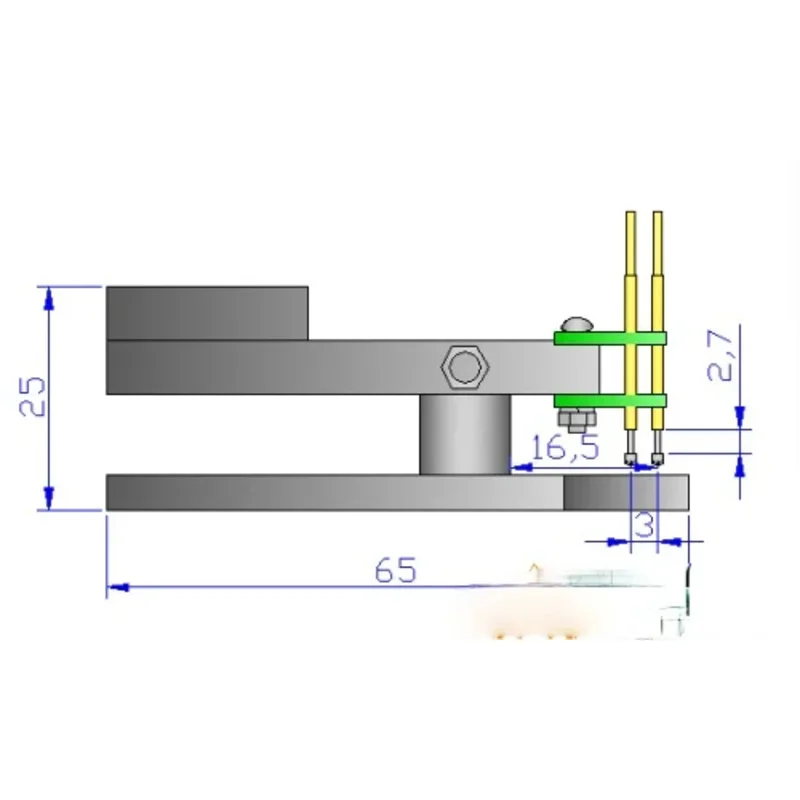 Burning clip 3.0mm pitch test debugging download 3-8P single and double row 3P4P5P6P7P8P