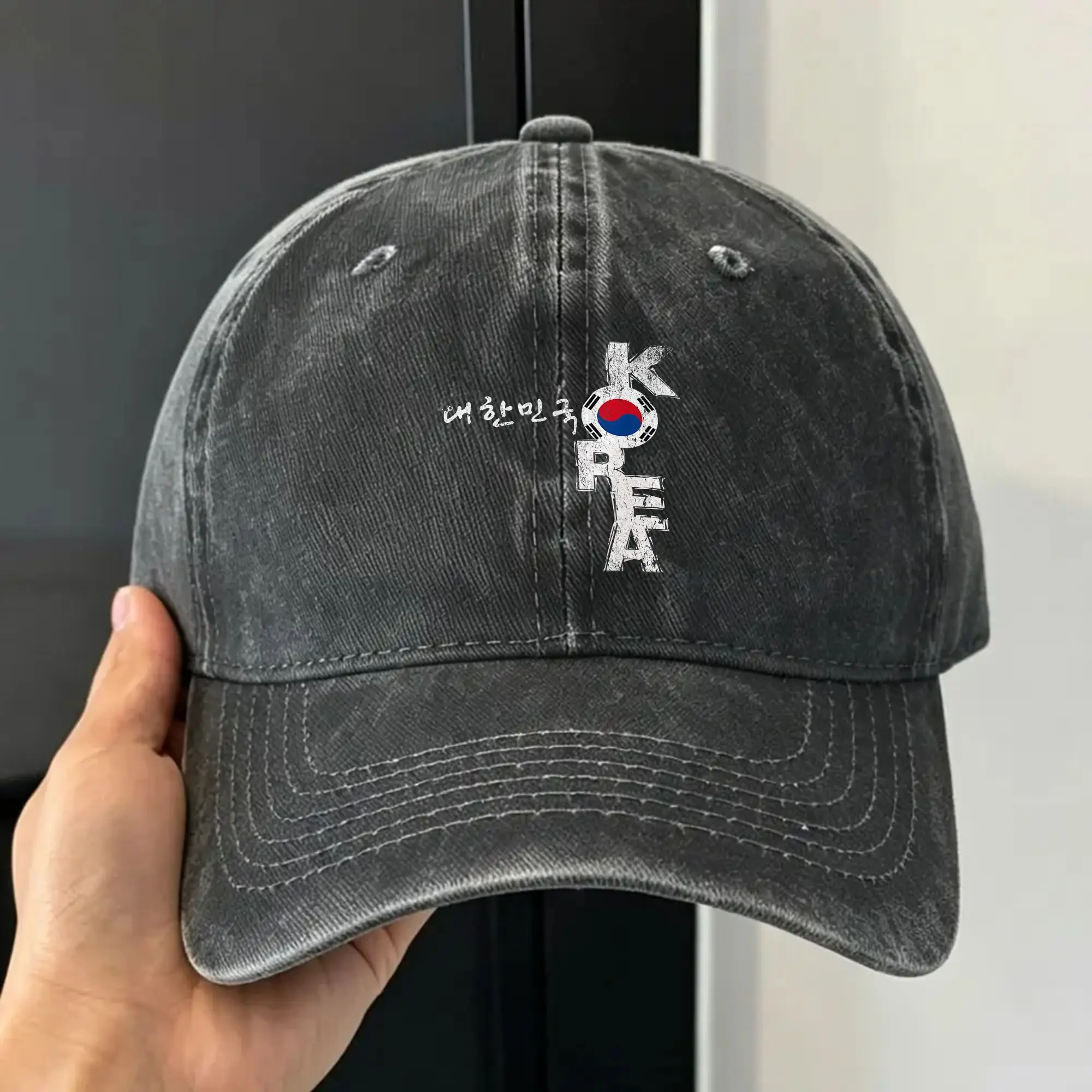 Korea Souvenir Casual Baseball Cap  Kpop Rock Trucker Hat Summer Hot Sale Women Men Design Baseball Caps