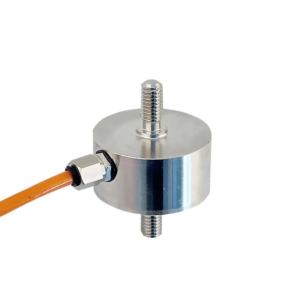 Miniature Tension Pressure Sensor Kit Stainless Steel Pull Force Sensor with Weighing Display Meter 220V 2-Way Relay Output