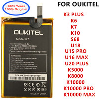 2023 Original Battery For Oukitel S68 U15 PRO U16 MAX U18 U20 Plus K3 PLUS K6 K7 K10 K5000 K8000 K10000 MAX K10000 Pro Cellphone