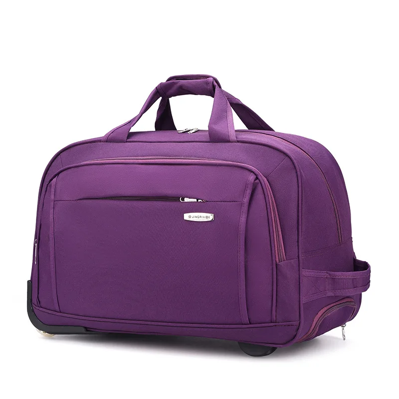 Borse per bagagli da viaggio Valigia per bagagli con ruote impermeabile Oxford Borsa da viaggio di grande capacità con ruote Valise Bagaglio a mano