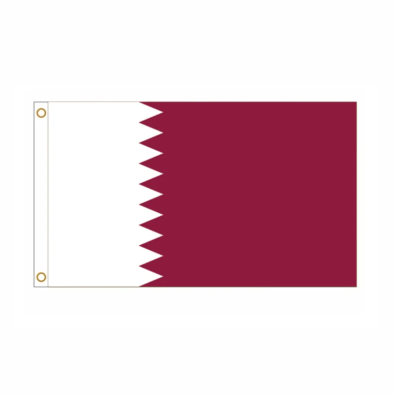 Bandera nacional de Qatar grande para exteriores e interiores - imagen 2