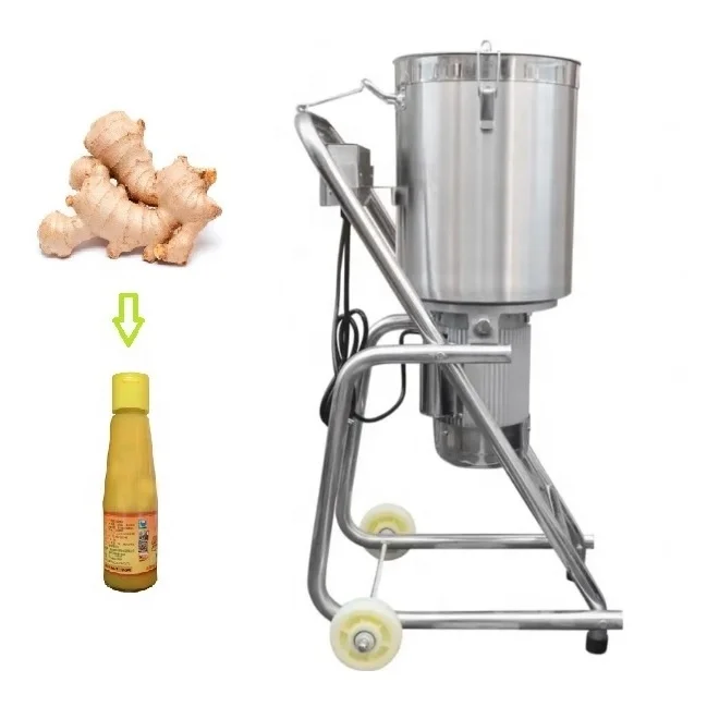 

Fruit And Vegetable ginger garlic juicer juice paste Crusher grinder Chopper Hammer Mill making machine Automatic